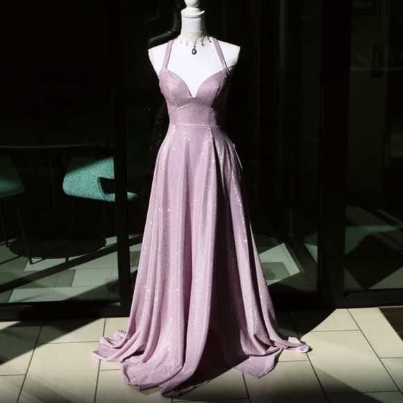 Evening Gown – Windsor – Purple A‑Line Strapless Sweetheart Prom & Wedding Maxi - Picture 4 of 17